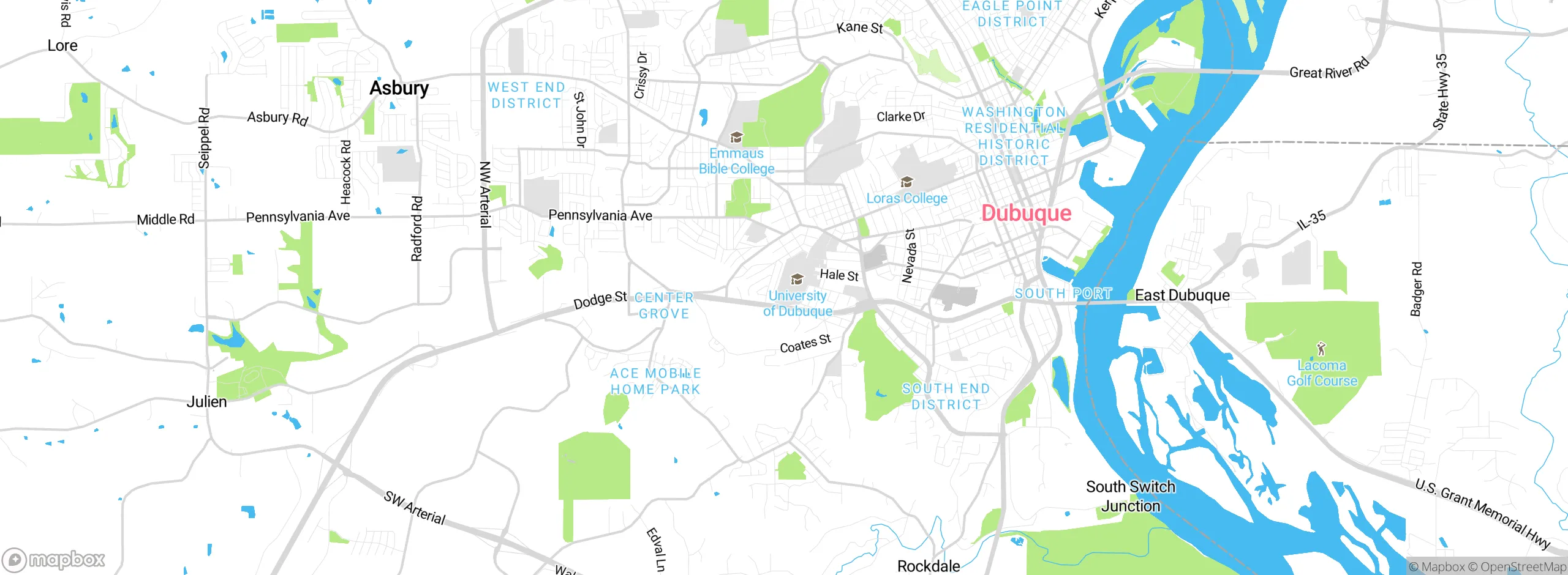 Map showing approximate location