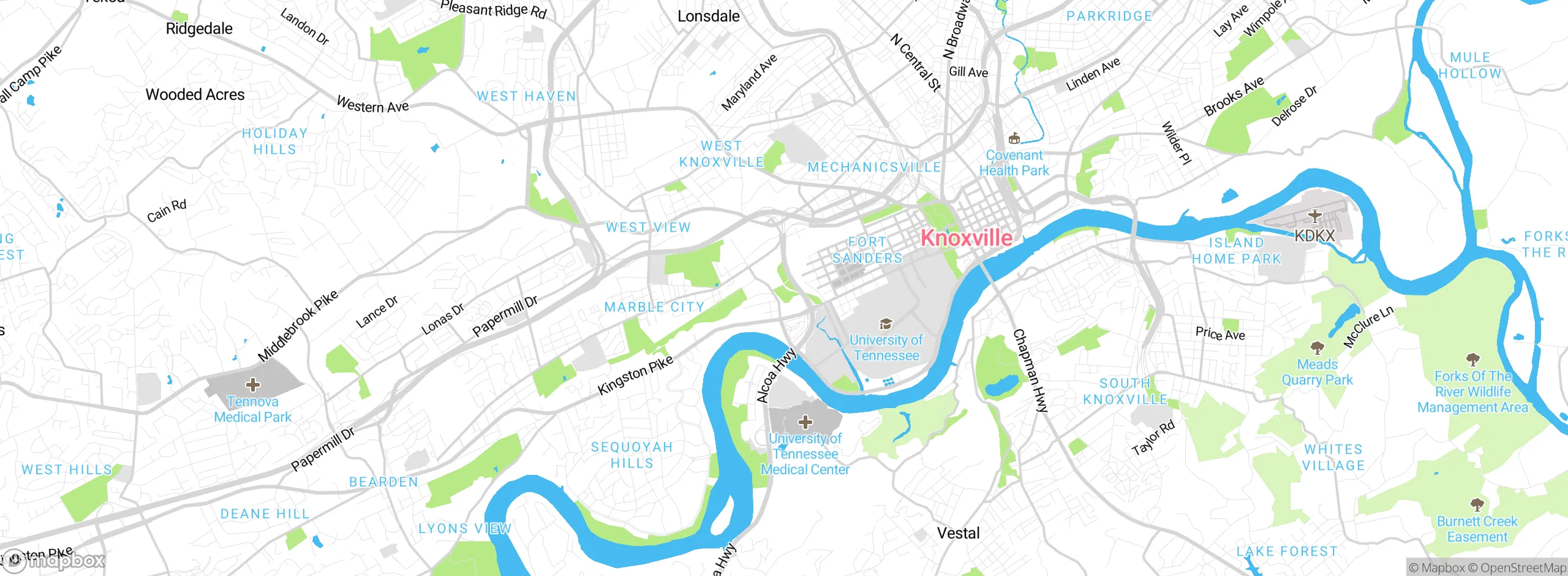 Map showing approximate location