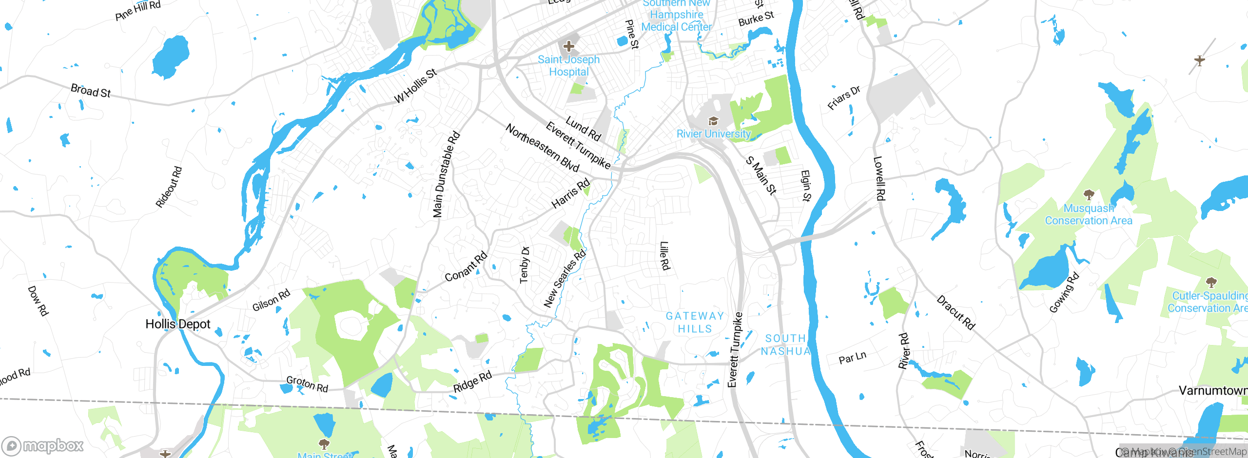 Map showing approximate location
