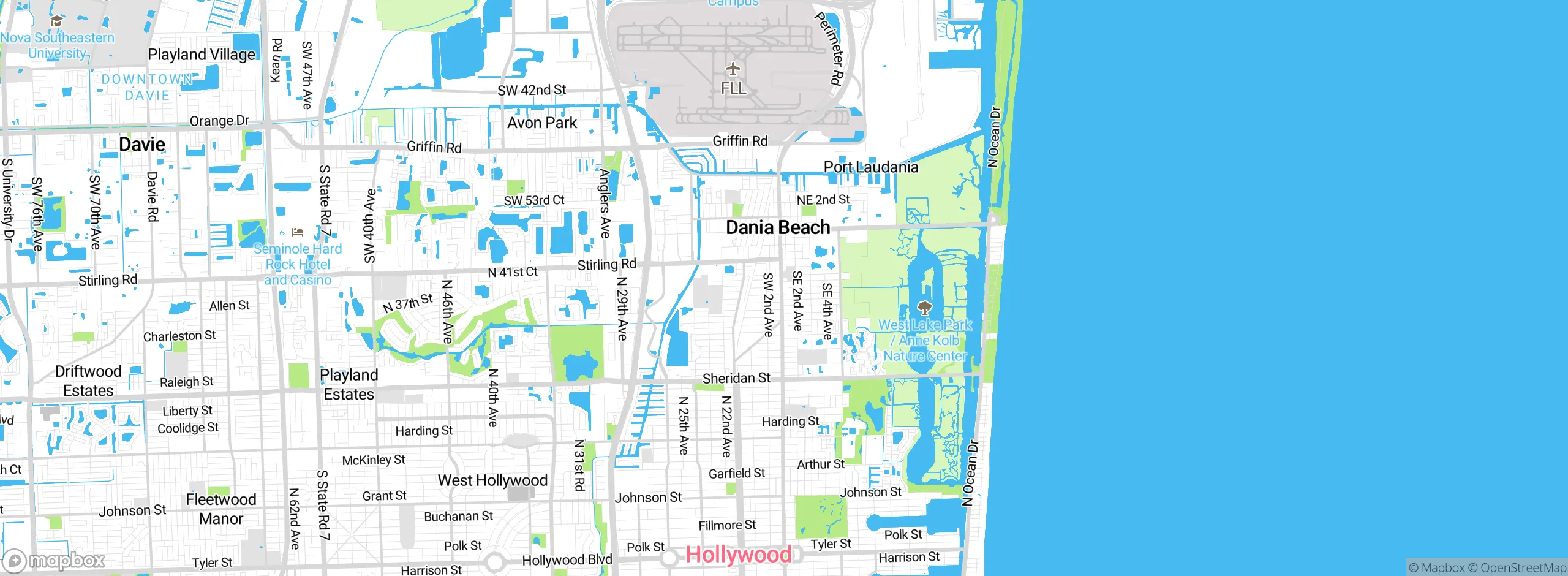Map showing approximate location