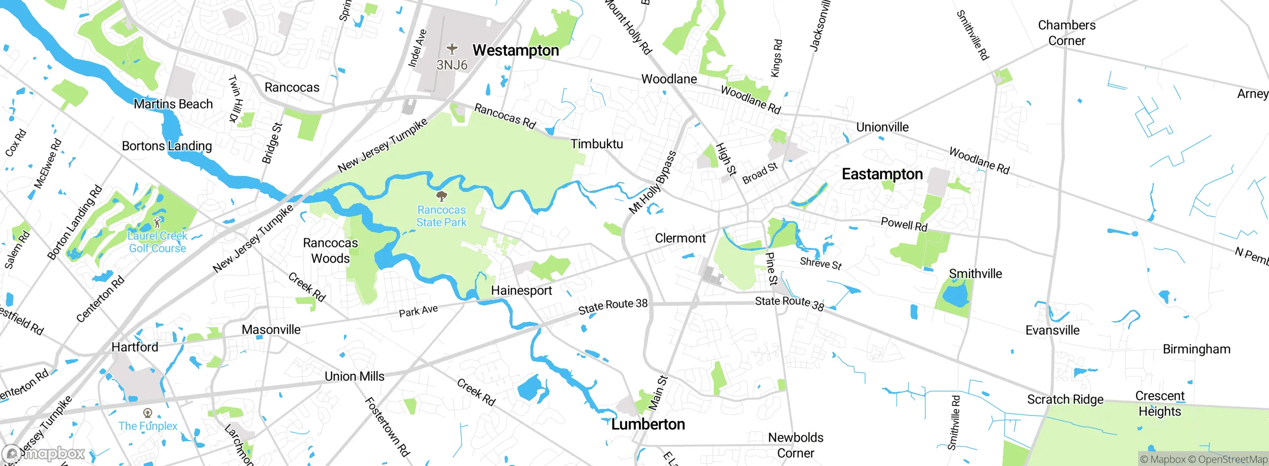 Map showing approximate location