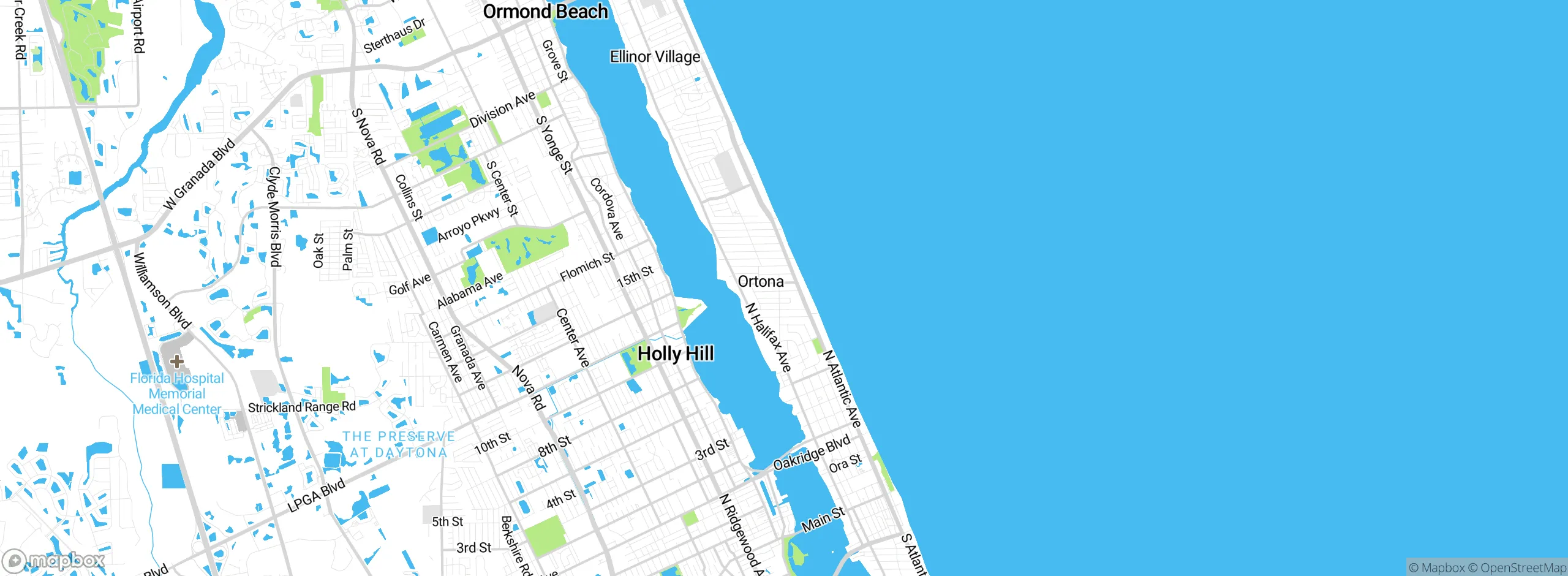 Map showing approximate location