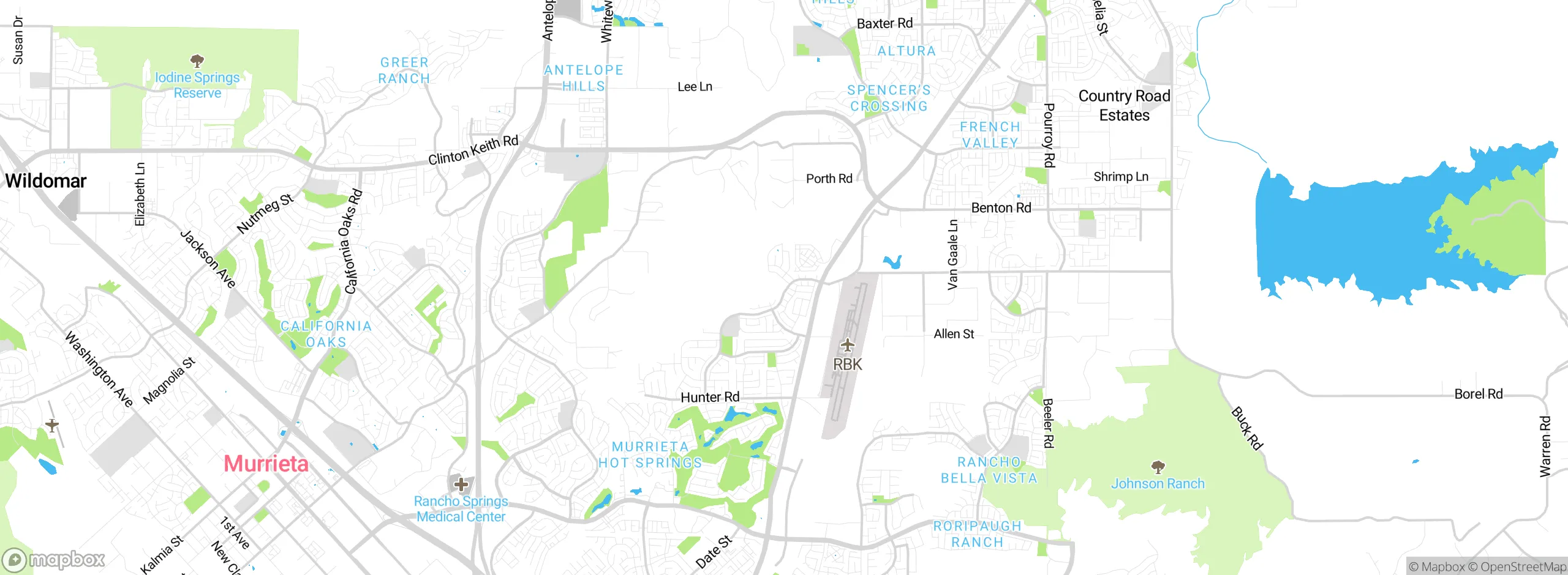 Map showing approximate location