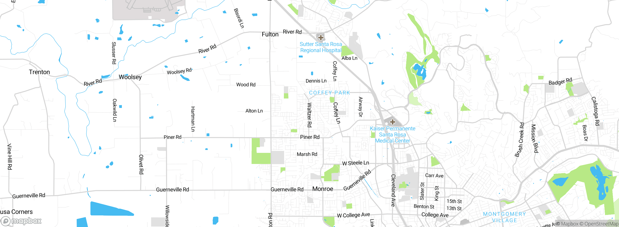 Map showing approximate location
