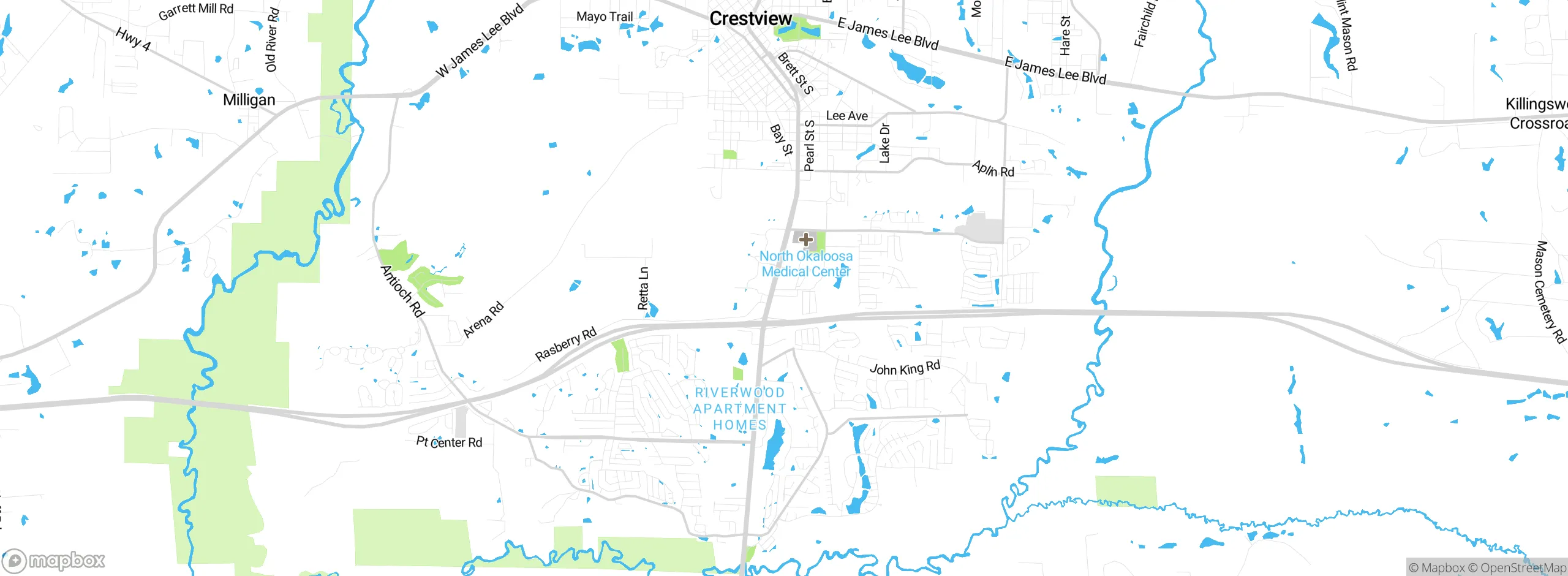 Map showing approximate location