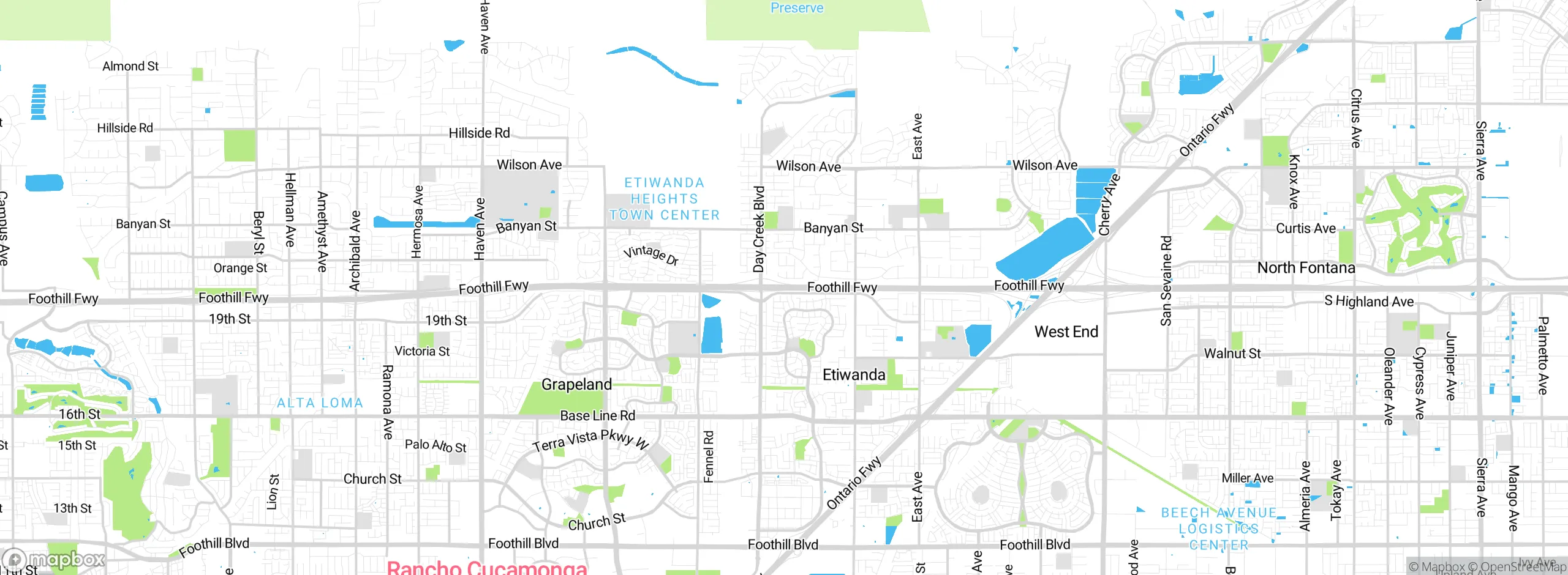 Map showing approximate location