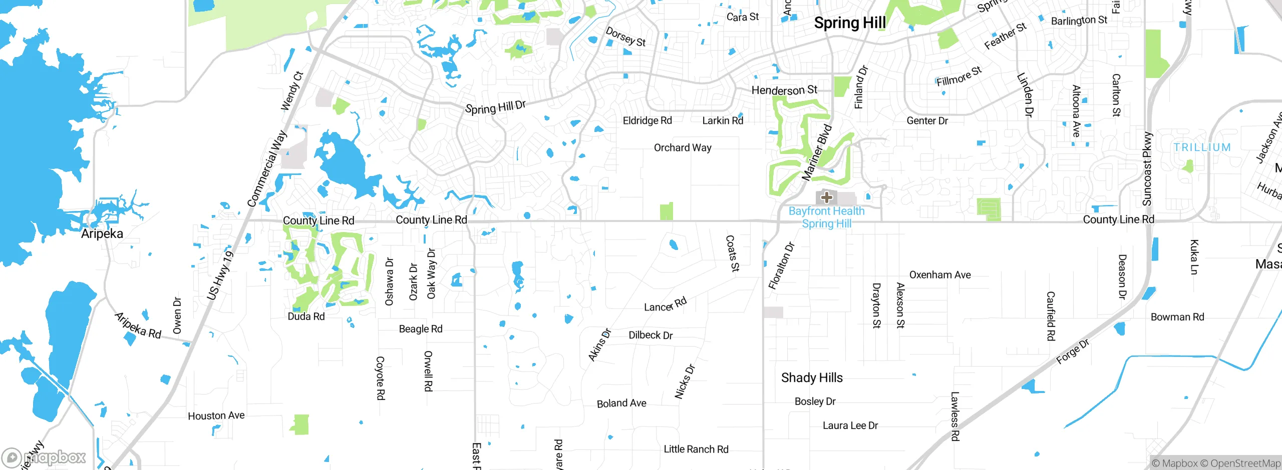 Map showing approximate location