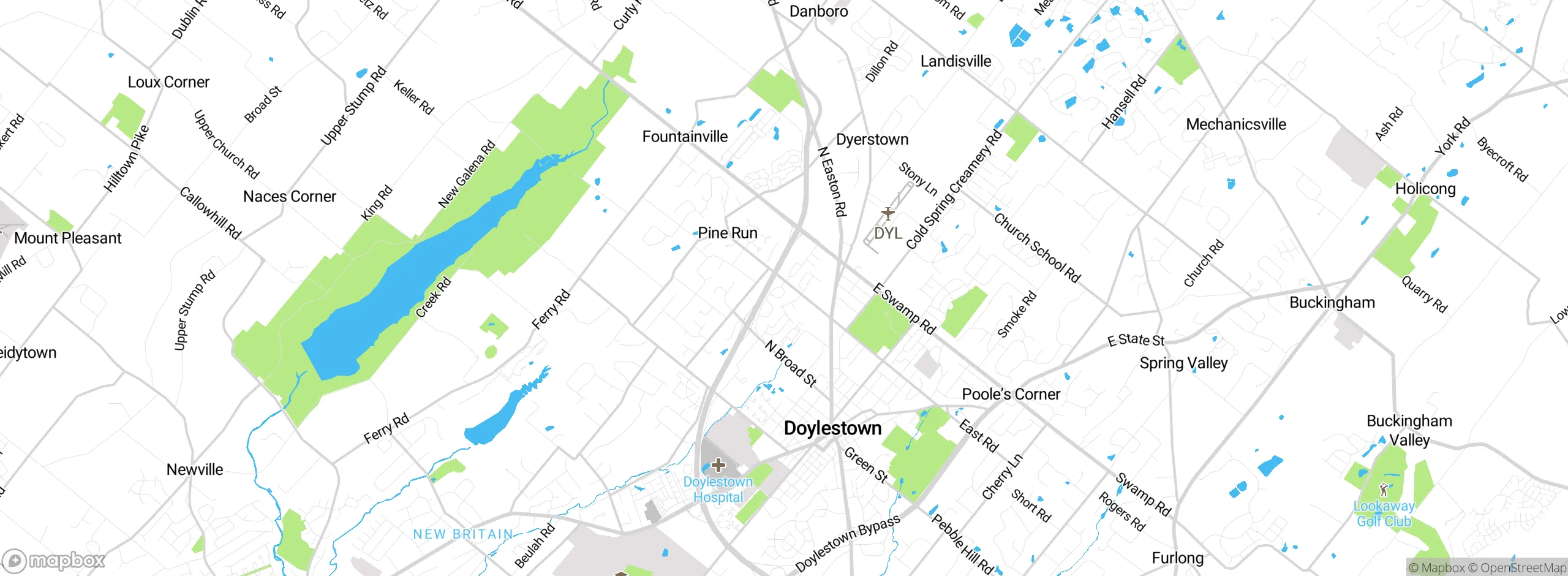 Map showing approximate location