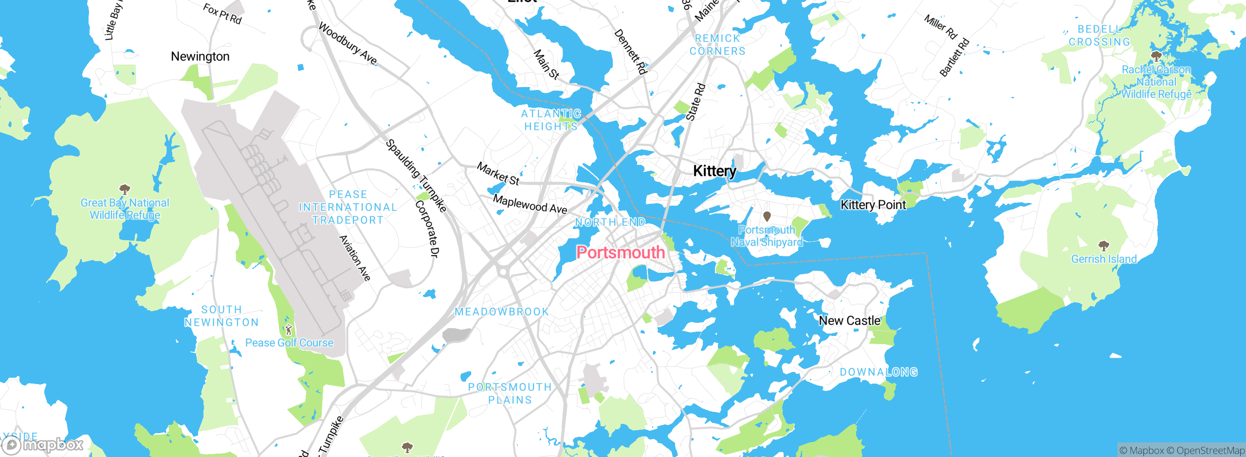 Map showing approximate location