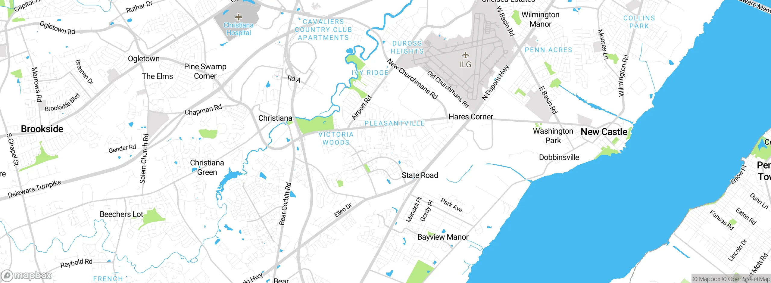 Map showing approximate location