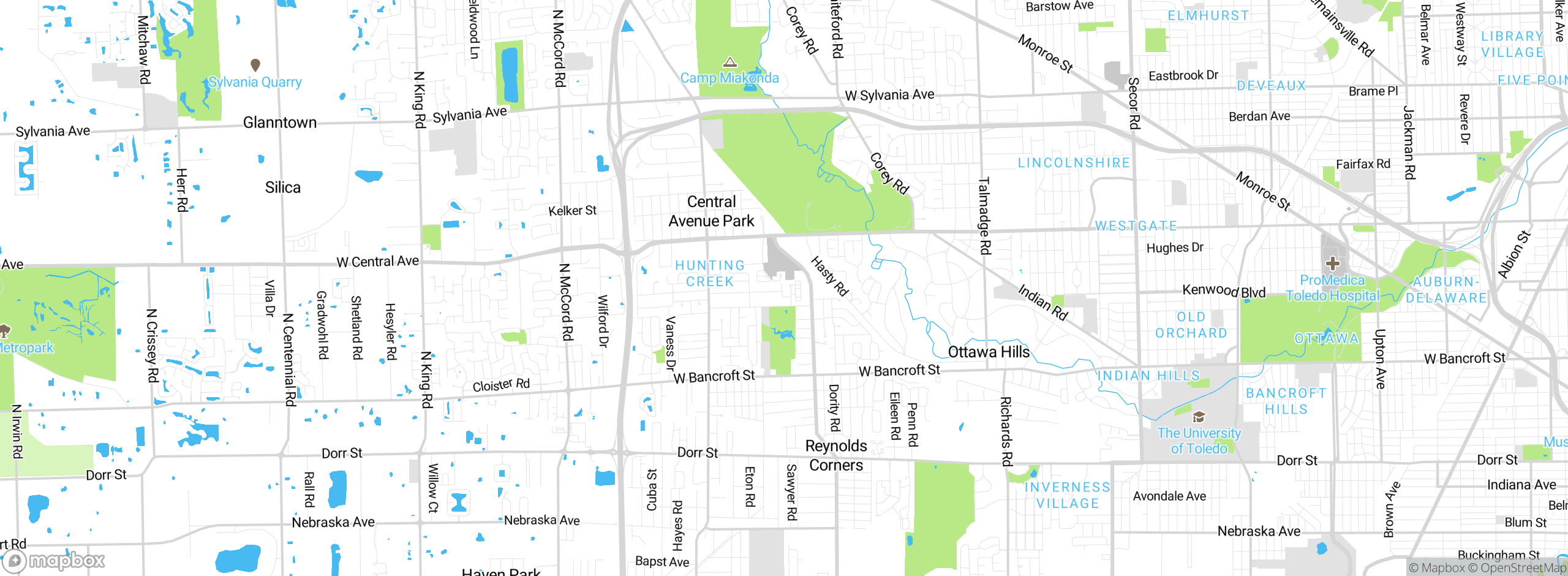 Map showing approximate location