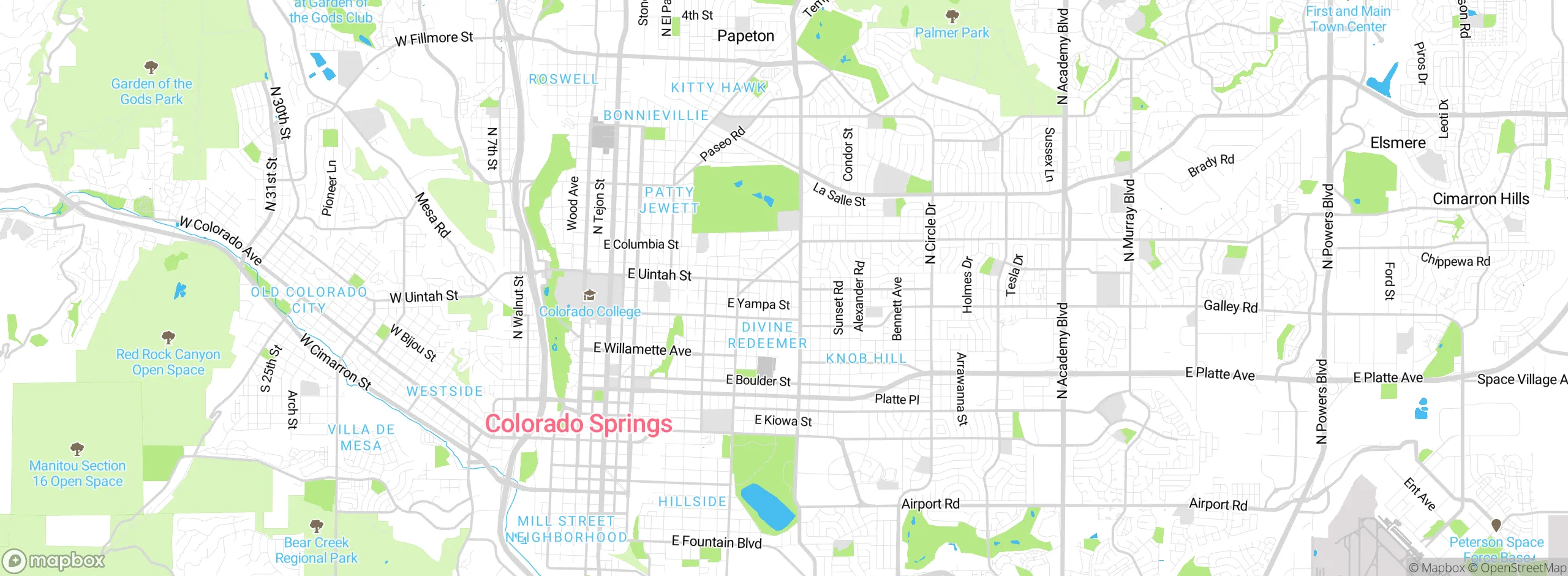 Map showing approximate location