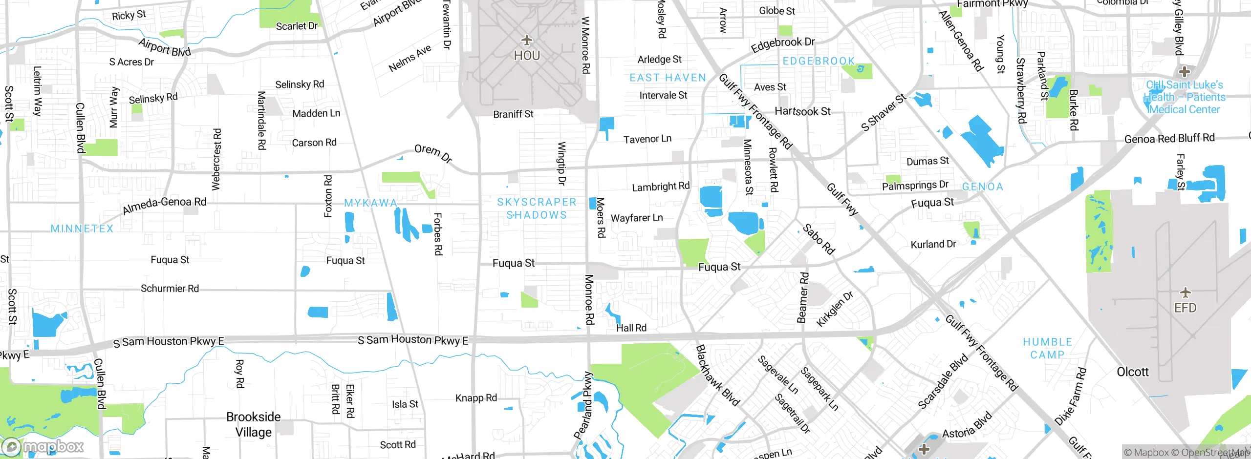 Map showing approximate location