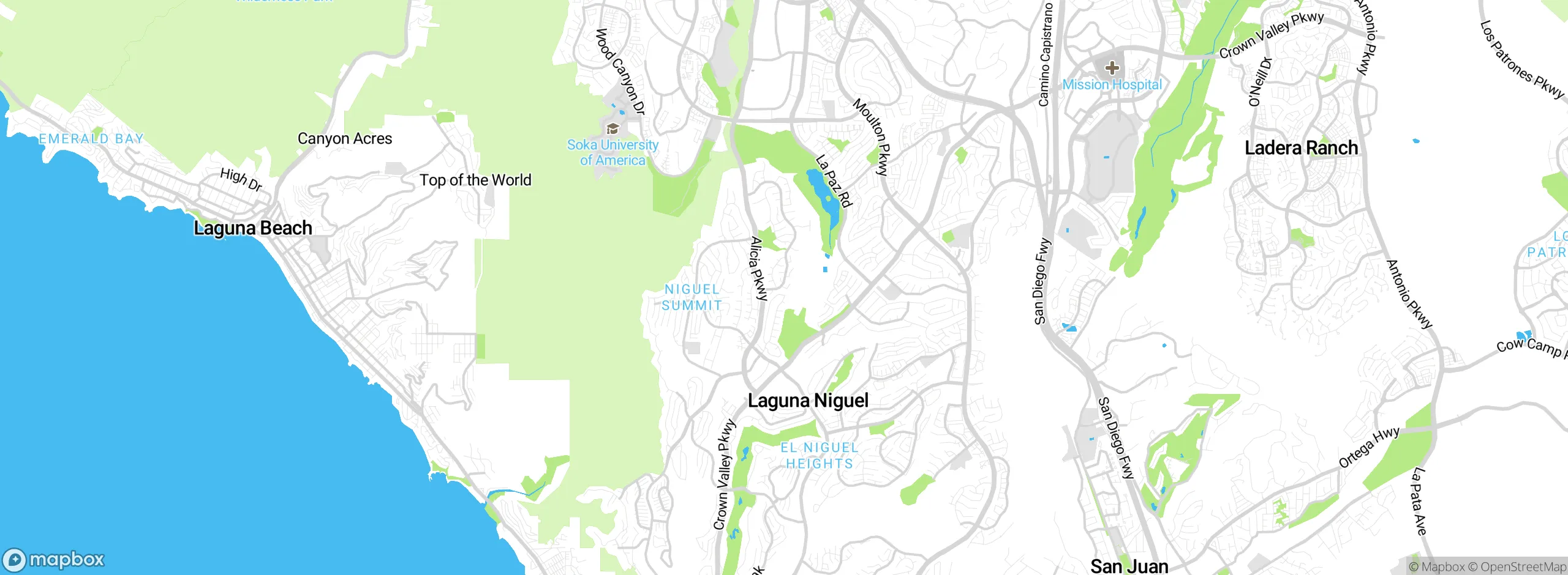 Map showing approximate location