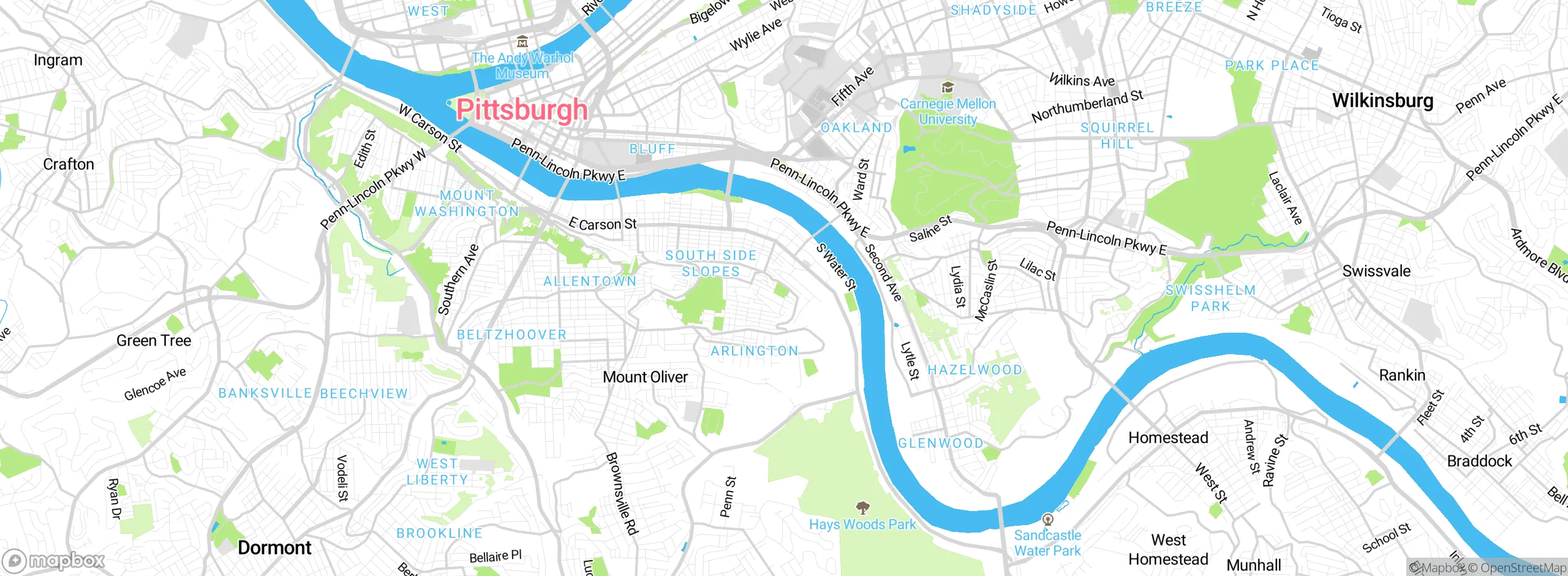 Map showing approximate location