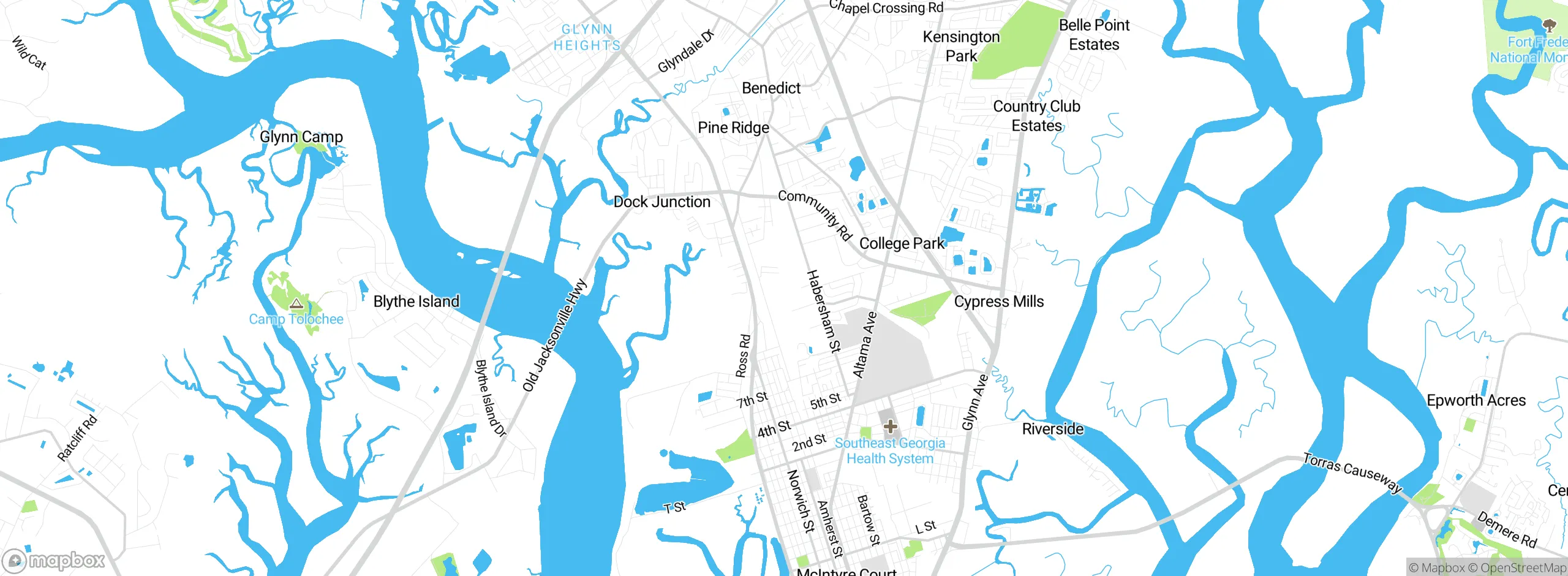 Map showing approximate location