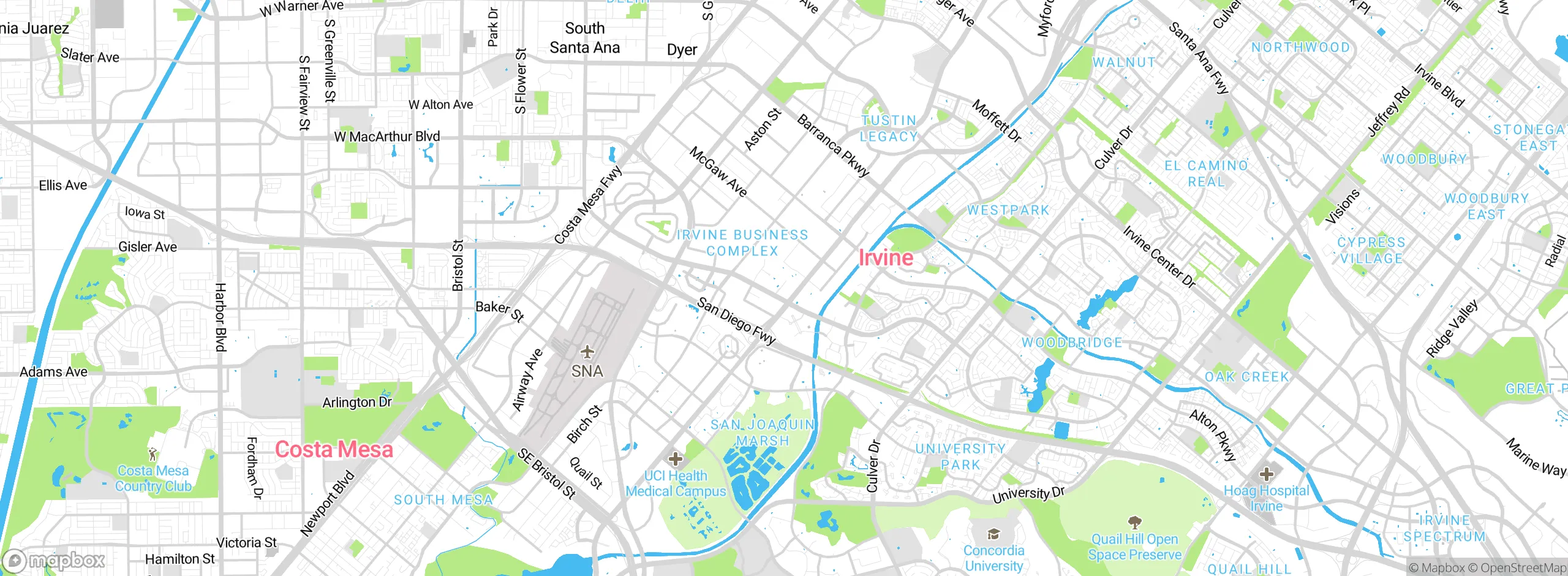 Map showing approximate location