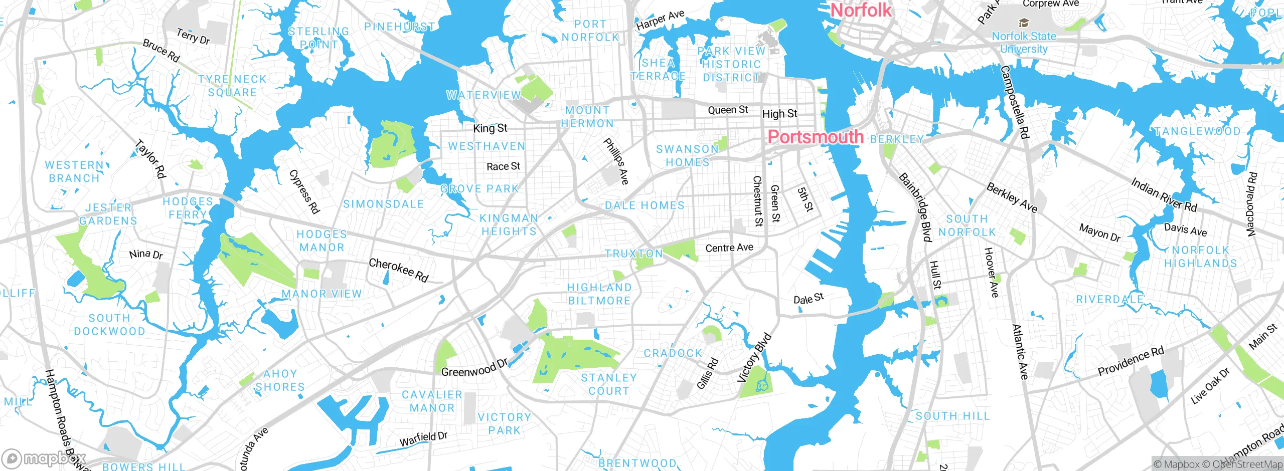 Map showing approximate location