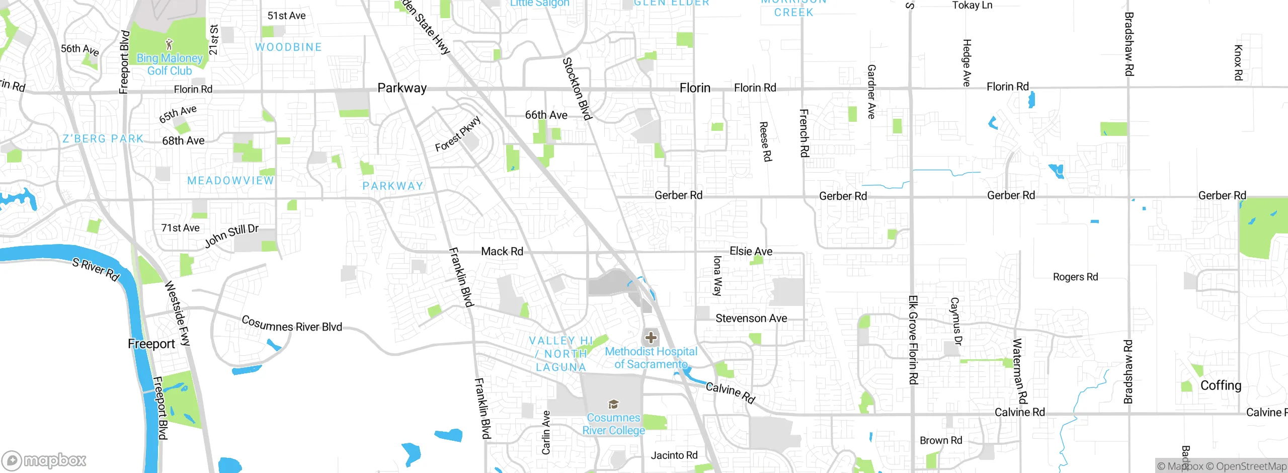 Map showing approximate location