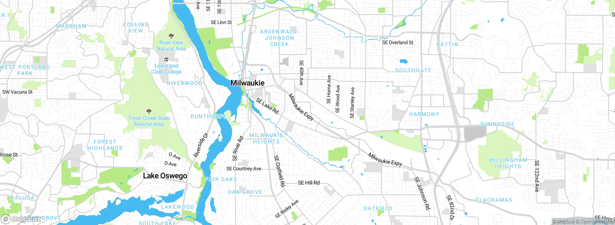 Map showing approximate location
