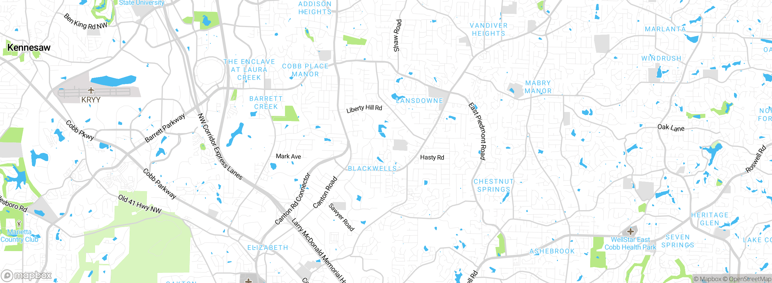 Map showing approximate location