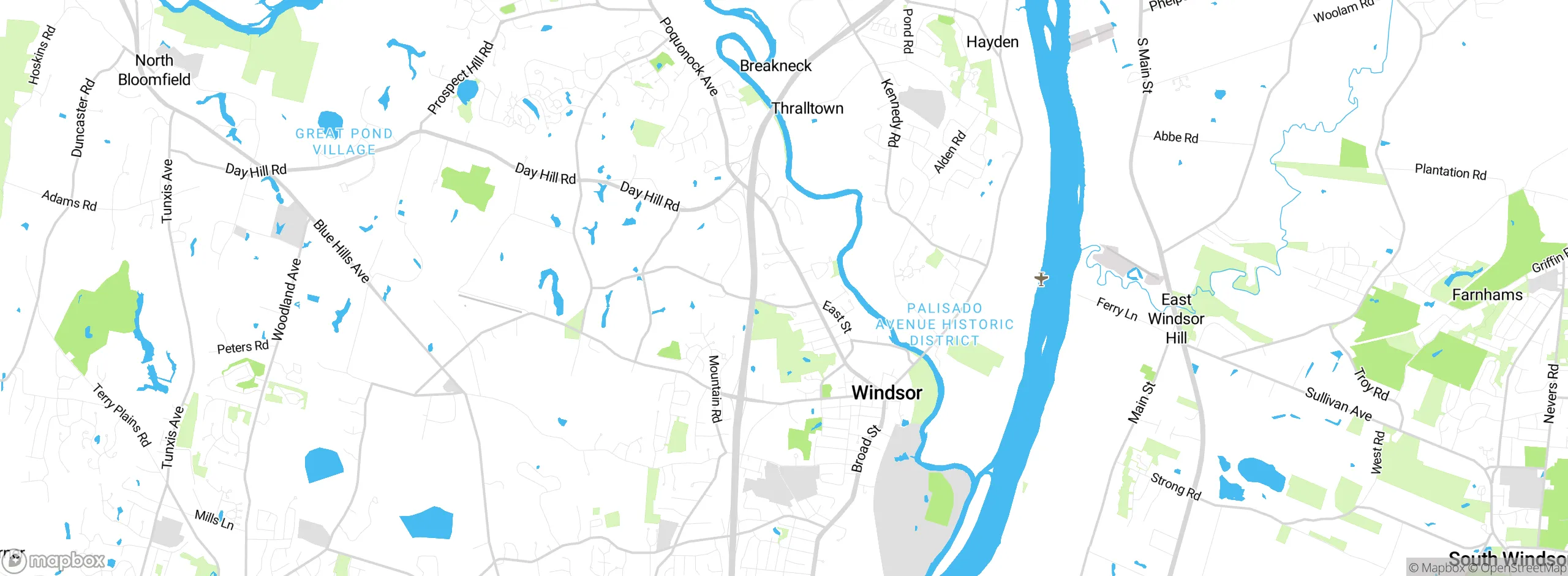 Map showing approximate location