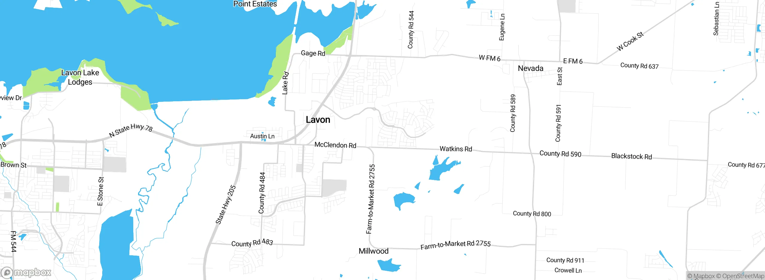 Map showing approximate location