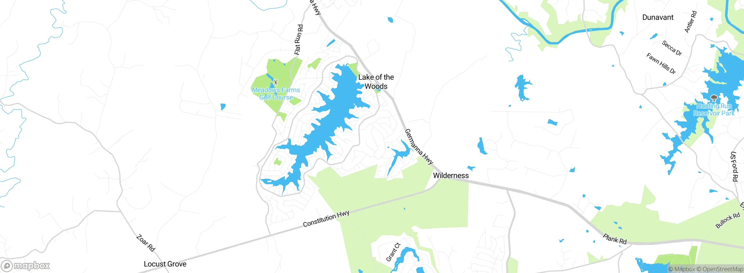 Map showing approximate location