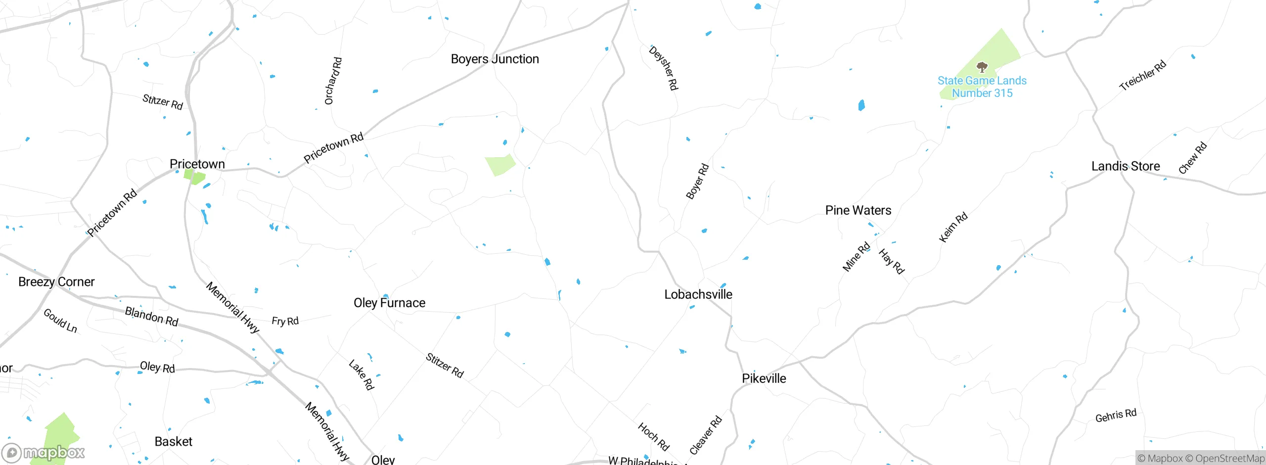 Map showing approximate location