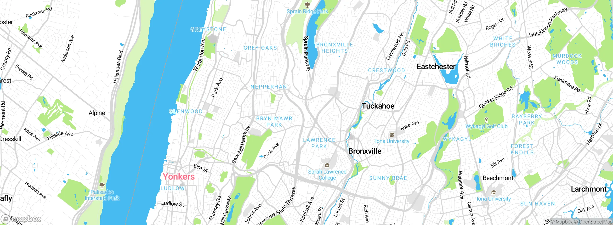 Map showing approximate location