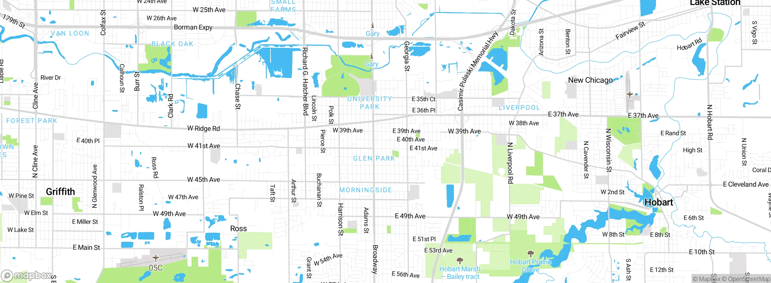 Map showing approximate location