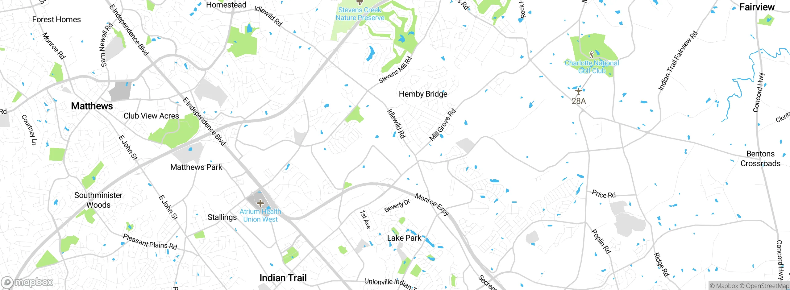 Map showing approximate location