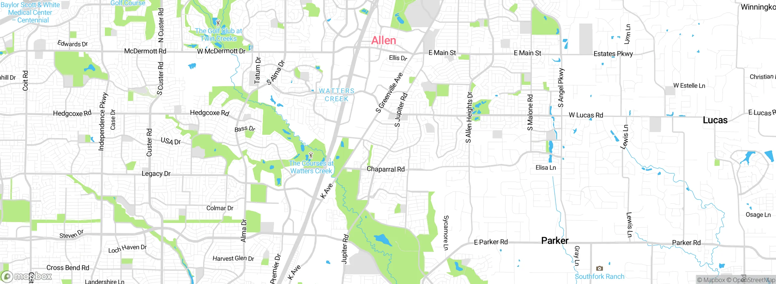 Map showing approximate location