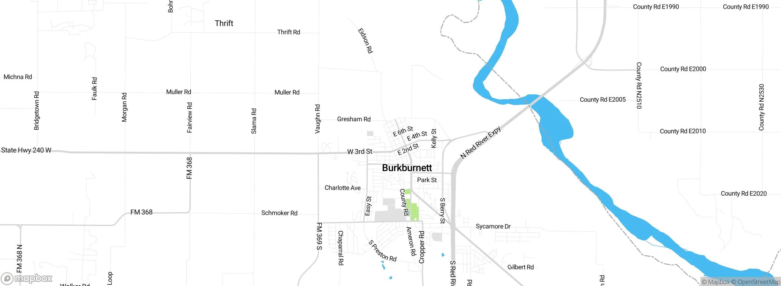 Map showing approximate location