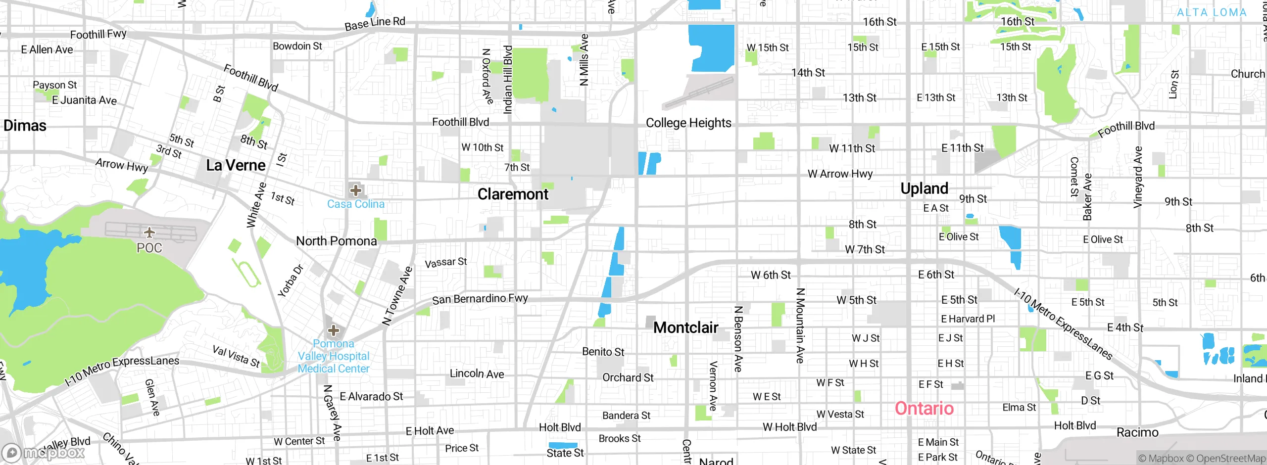Map showing approximate location