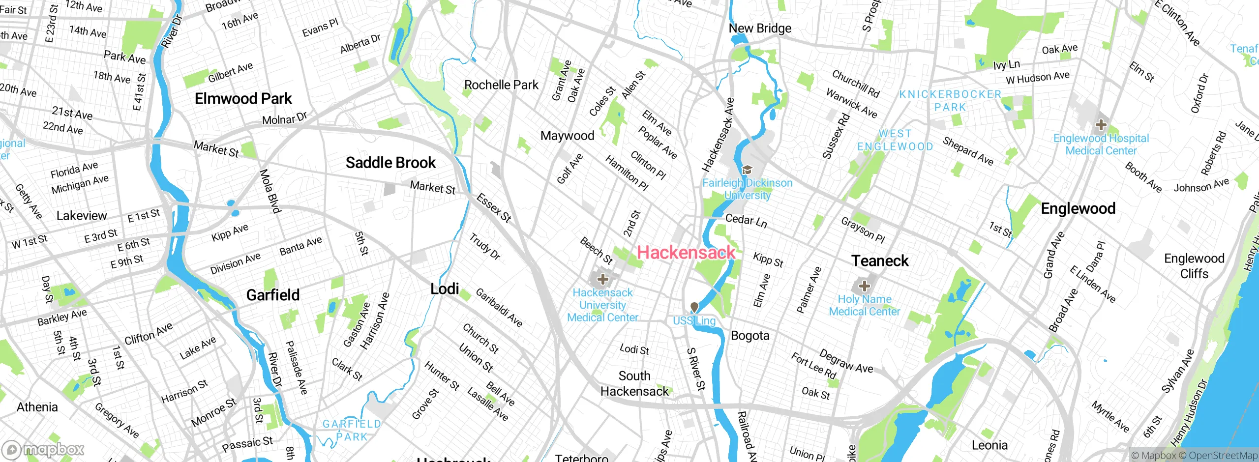 Map showing approximate location