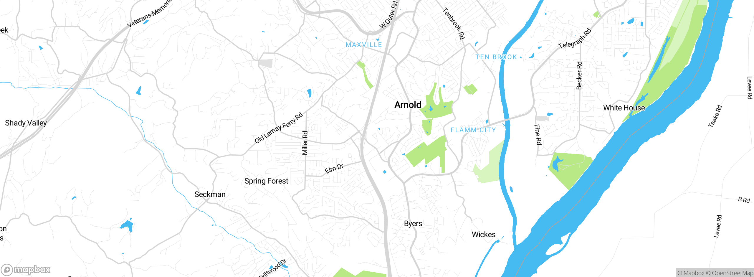 Map showing approximate location