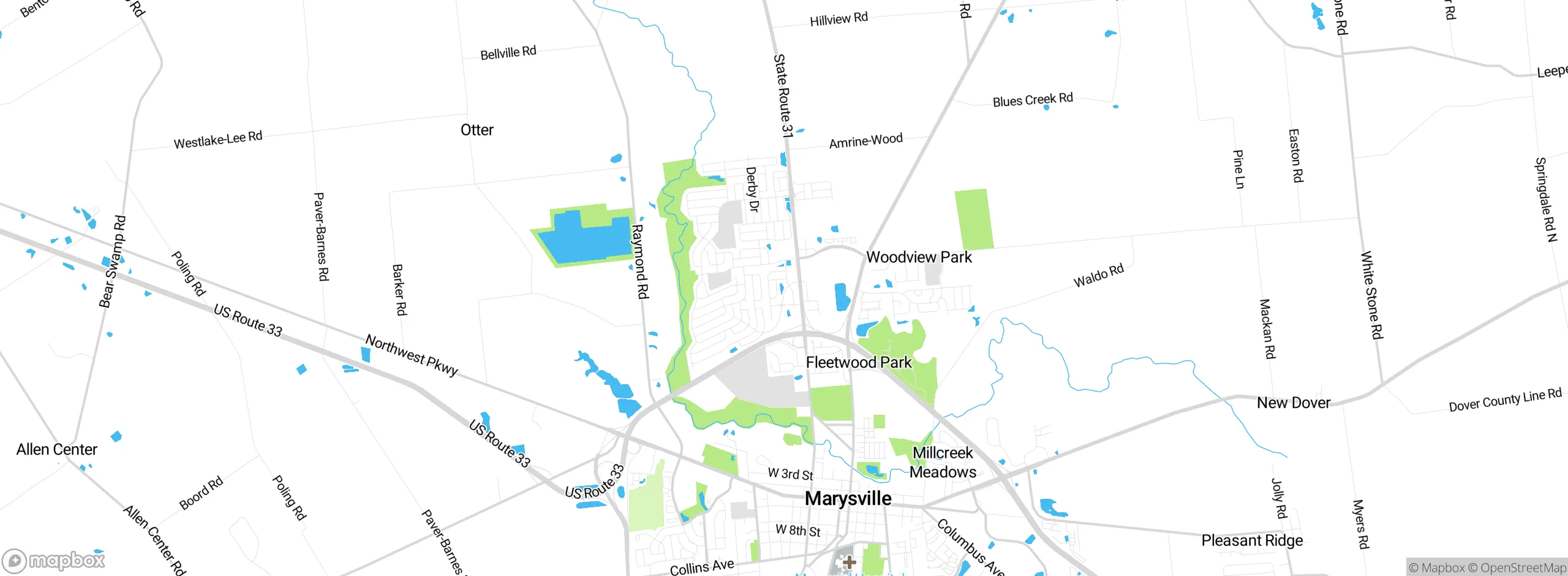 Map showing approximate location