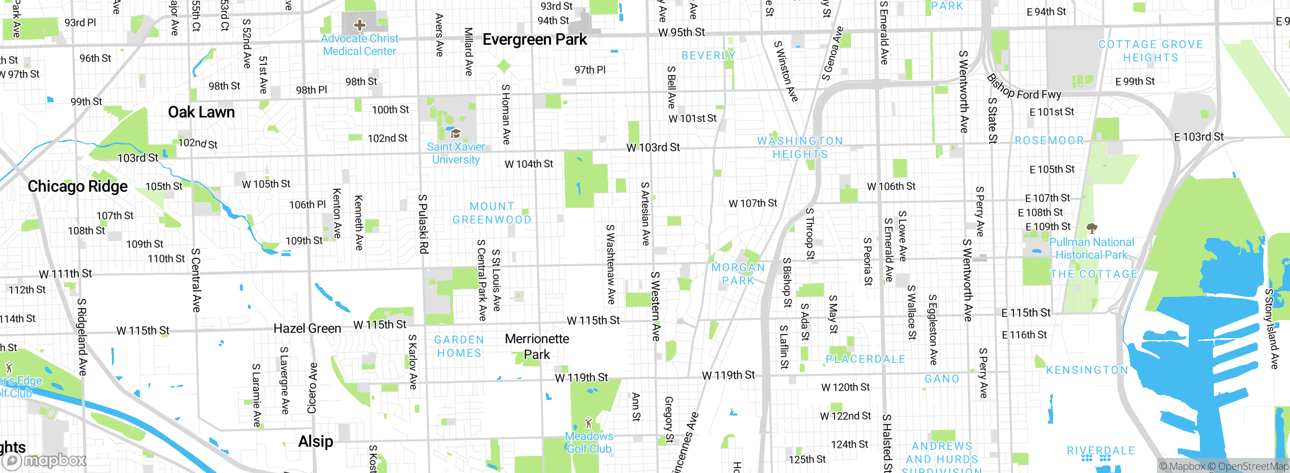 Map showing approximate location