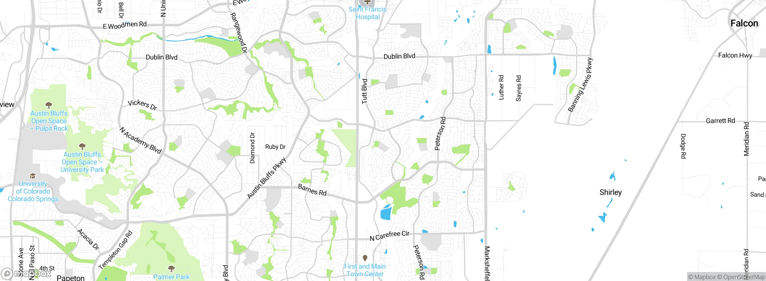 Map showing approximate location