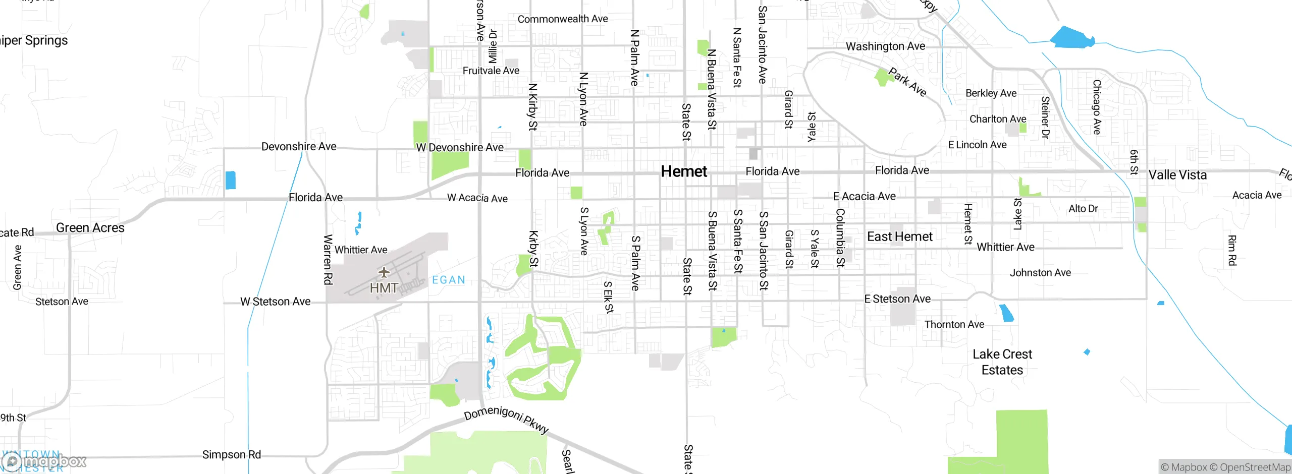 Map showing approximate location