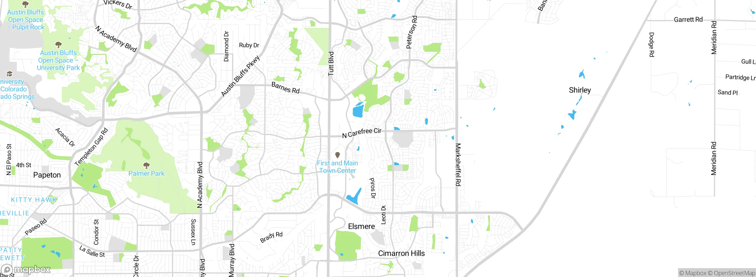 Map showing approximate location