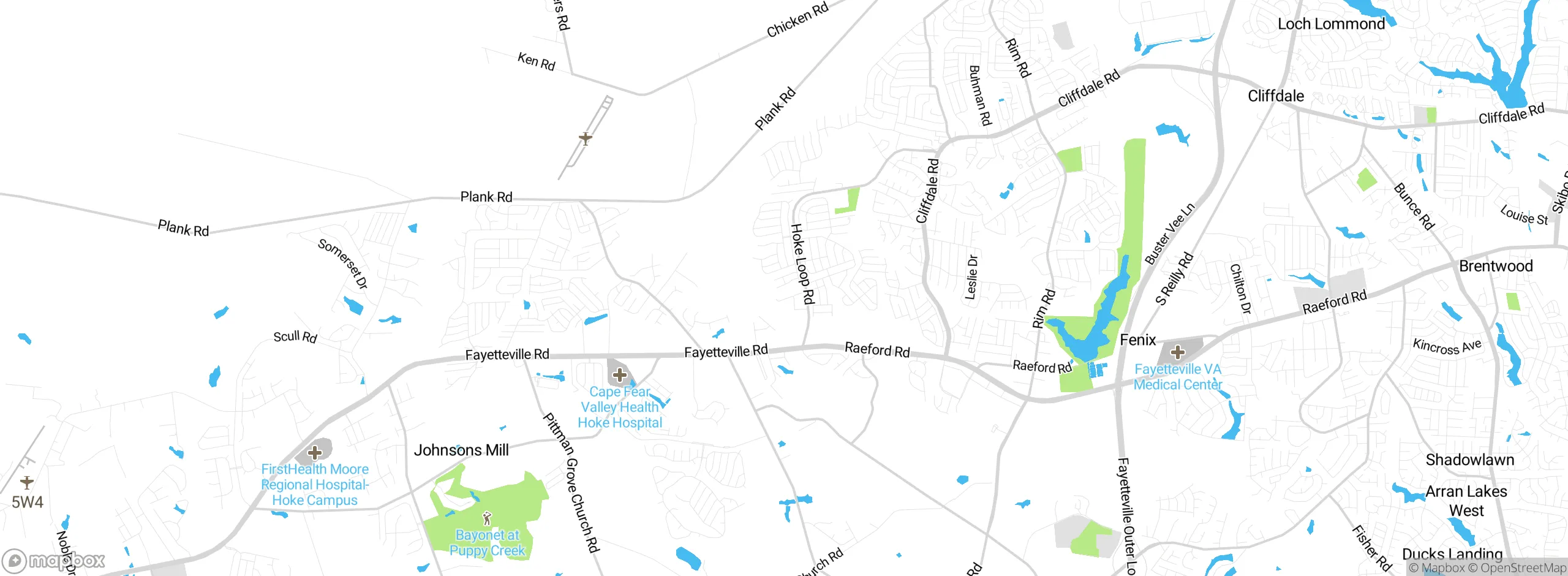 Map showing approximate location
