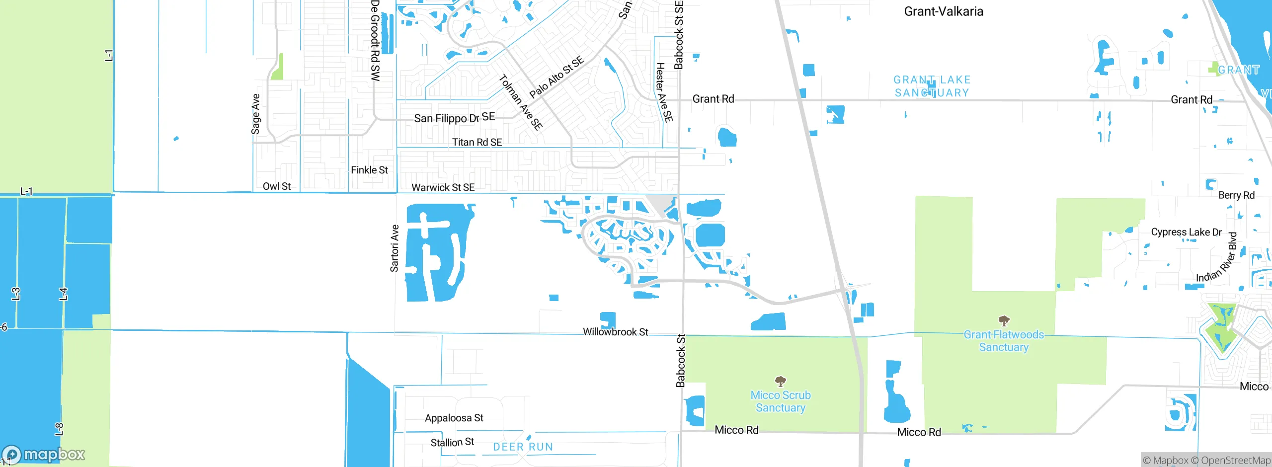 Map showing approximate location