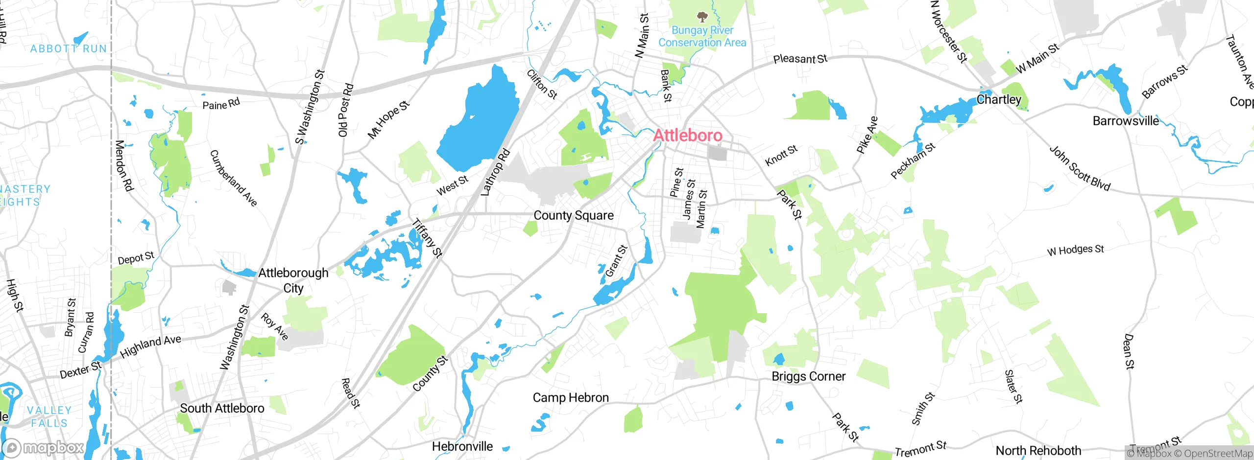 Map showing approximate location