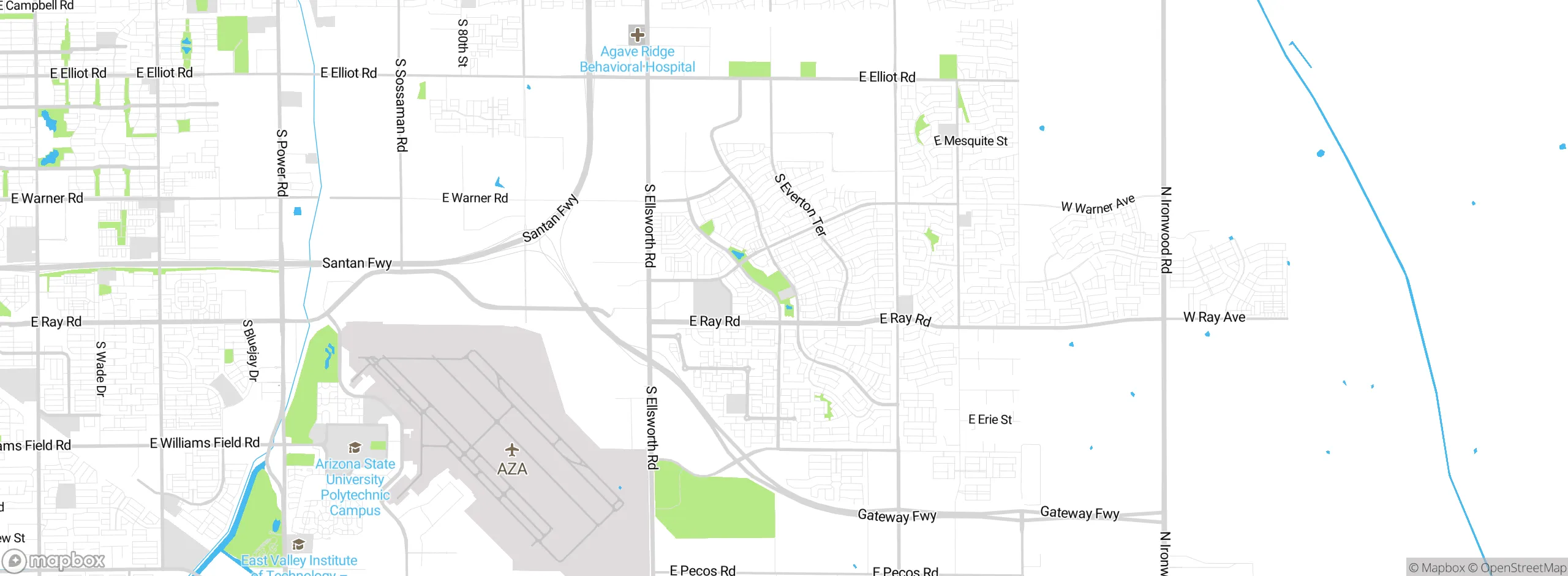 Map showing approximate location