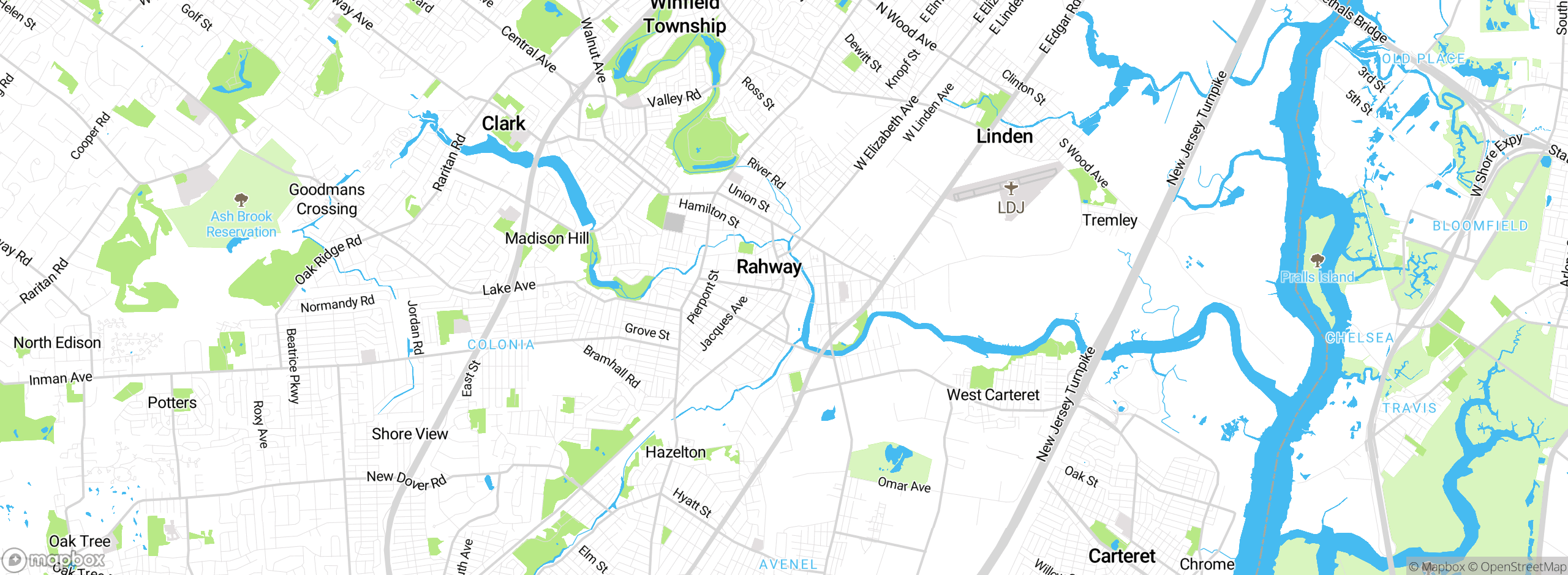 Map showing approximate location