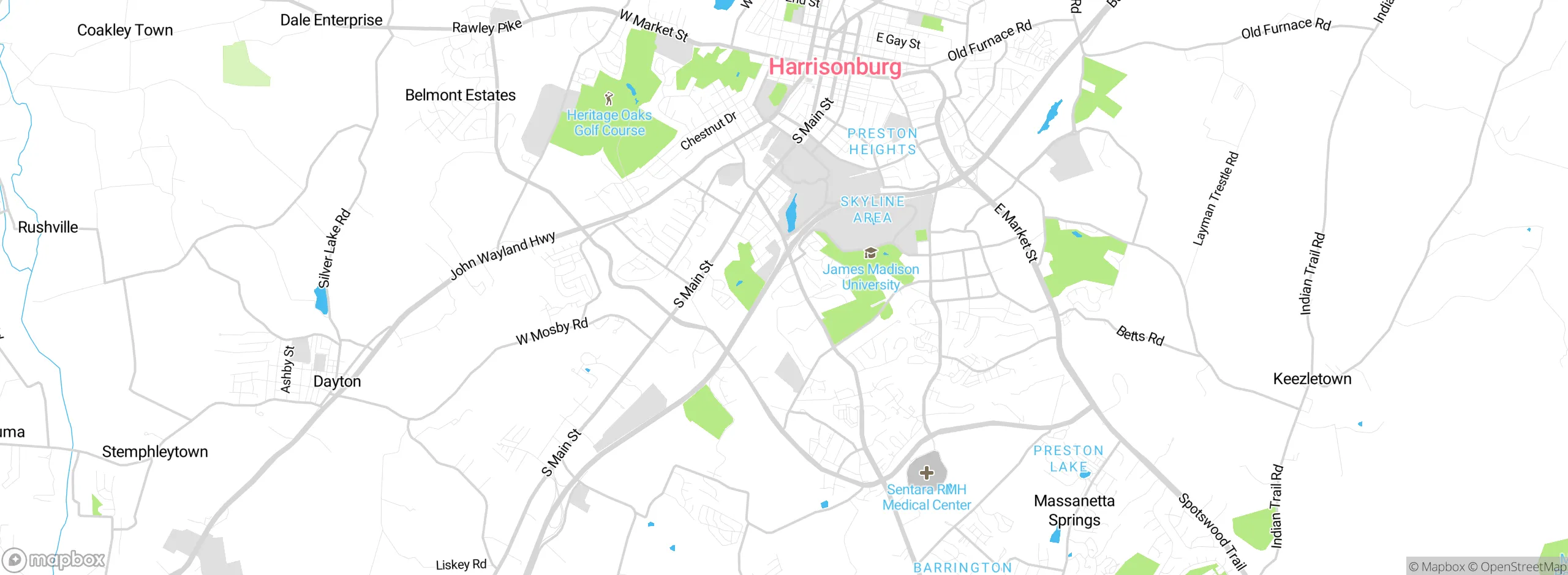 Map showing approximate location