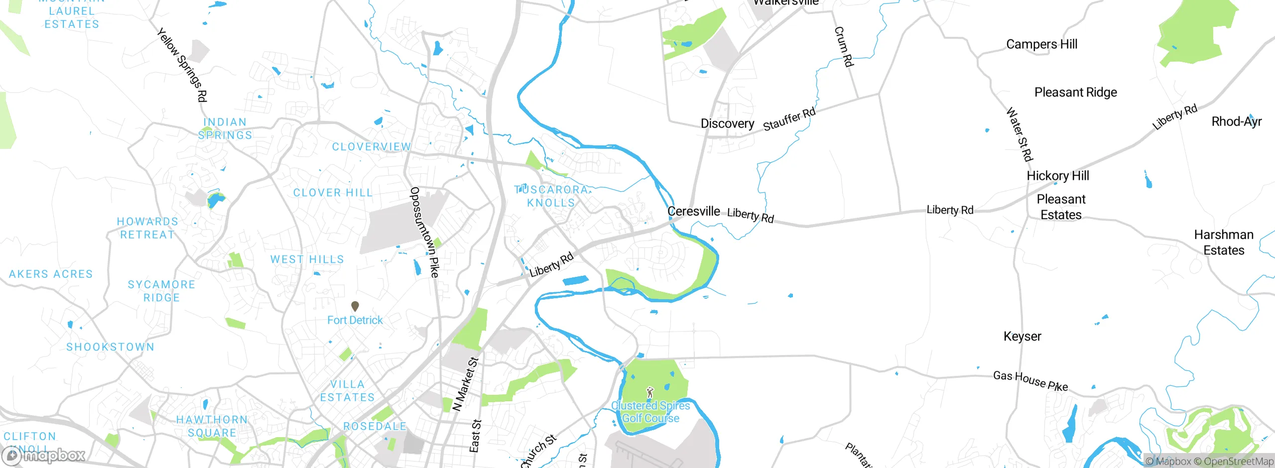 Map showing approximate location
