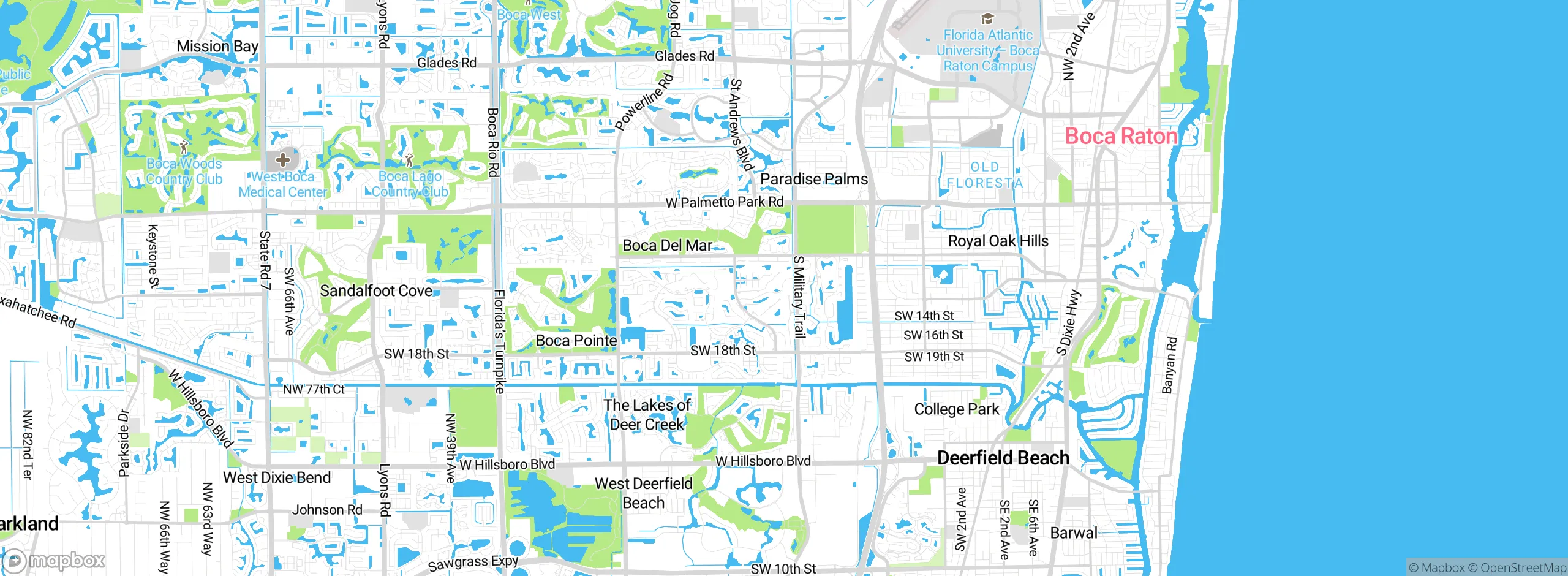 Map showing approximate location
